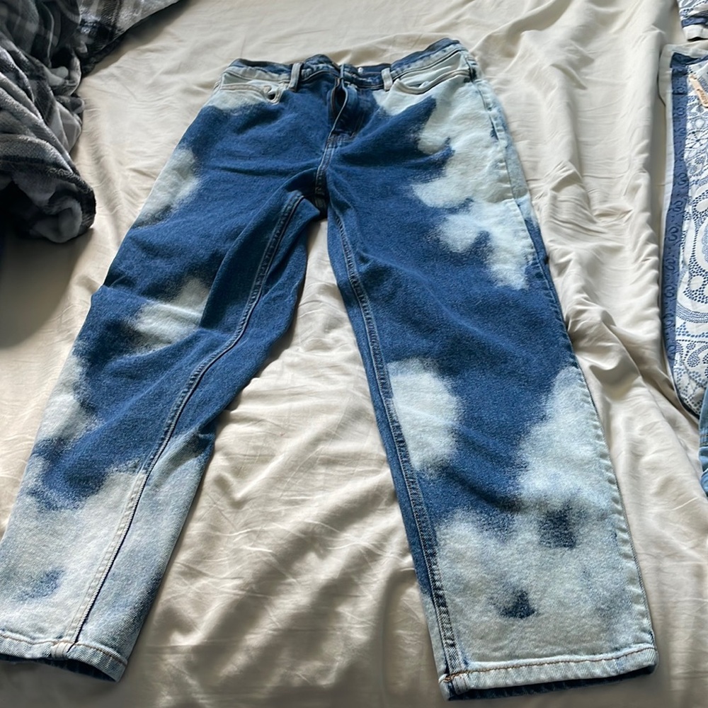tye dye jeans